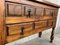 20th-Century Catalan Pine Console Table with Three Drawers 9