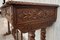Spanish Tuscan Console Table with Three Drawers and Solomonic Columns Legs 10