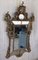 19th-Century French Empire Carved Giltwood Rectangular Mirror with Crest, Image 3