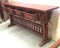 Table Console 20ème Siècle en Noyer avec Quatre Tiroirs Sculptés de Valentí 4