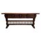 20th-Century Walnut Console Table with Four Carved Drawers from Valentí 1