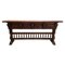 20th-Century Walnut Console Table with Four Carved Drawers from Valentí, Image 1