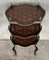 19th-Century French Napoleon III Three-Tier Marquetry Side Table, 1860, Image 7
