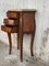 French Marquetry Nightstands with Three Drawers and Bronze Hardware, Set of 2 8