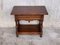 Spanish Nightstand or Side Table with One Drawer and Low Shelf from Valenti 4