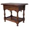Spanish Nightstand or Side Table with One Drawer and Low Shelf from Valenti 1