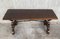 20th-Century Spanish Carved Table with Iron Stretchers 5