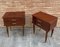 Vintage Wood Nightstands, 1970s, Set of 2 2