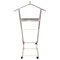 Mid-Century Modern Acrylic Glass Valet Stand with Wheels, Image 1