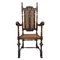 Louis XVI Style French Carved Walnut Armchair with Reed Seat 1