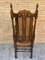 Louis XVI Style French Carved Walnut Armchair with Reed Seat, Image 3