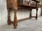 19th-Century Catalan Carved Walnut Console Table with Three Drawers 11