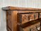 19th-Century Catalan Carved Walnut Console Table with Three Drawers 10
