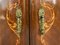 Carved Marquetry Nightstands with Two Doors and Hidden Drawer, Set of 2, Image 9