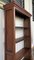 19th-Century French Walnut Ebonized Bookcase with Five Adjustable Shelves 2