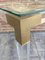 Vintage Methacrylate, Acrylic Glass, and Brass Side Table, 1970s, Image 10