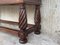19th-Century Spanish Low Console Table with Solomonic Legs & Two Carved Drawers, Image 4