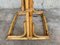 Mid-Century Modern French Faux Bamboo Cheval Mirror with Back Hanger, Image 8