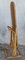 Espejo Cheval francés moderno Mid-Century de imitación de bambú con colgador, Imagen 5