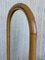 Mid-Century Modern French Faux Bamboo Cheval Mirror with Back Hanger, Image 6