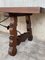 20th-Century Spanish Baroque Style Walnut Trestle Table with Lyre Legs 11