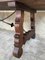 20th-Century Spanish Baroque Style Walnut Trestle Table with Lyre Legs 13