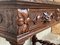 19th Century Spanish Walnut Desk with Two Drawers and Solomonic Turning Legs, Image 8