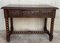 20th-Century Spanish Baroque Style Oak Library Table or Desk 8