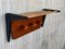 Mid-Century Italian Modern Teakwood and Oak Wall Coat & Hat Rack by Ico & Luisa Parisi, 1960s 4