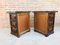 20th-Century Brutalist Spanish Nightstands with Carved Drawer and Door, Set of 2 6