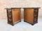 20th-Century Brutalist Spanish Nightstands with Carved Drawer and Door, Set of 2, Image 6