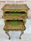 20th Century Giltwood and Carved Side Tables with Cabriole Shaped Legs, Set of 3 5