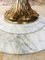 Comodino bianco con cassettiera in bronzo e marmo, Immagine 15