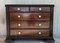 French Art Deco Chest of Drawers with Ebonized Base and Columns 2