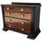 French Art Deco Chest of Drawers with Ebonized Base and Columns, Image 1