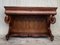 Early Biedermeier Period Walnut Console Table with Drawer, Austria, 1830s 2