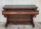 Early Biedermeier Period Walnut Console Table with Drawer, Austria, 1830s 7