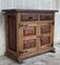 19th Century Catalan Carved Oak Tuscan Two Drawer Buffet 4