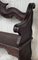 Canapé francés de roble tallado a mano, siglo XIX, Imagen 8