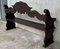 19th Century French Hand Carved Oak Settee, Image 2