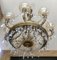 Neoclassical Spanish Crystal and Bronze Chandelier 3