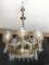 Neoclassical Spanish Crystal and Bronze Chandelier 2