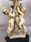 20th Century White Resin Cherub Lamps on Wooden Bases by G. Ruggeri, Set of 2, Image 8