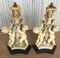 20th Century White Resin Cherub Lamps on Wooden Bases by G. Ruggeri, Set of 2, Image 4