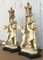 20th Century White Resin Cherub Lamps on Wooden Bases by G. Ruggeri, Set of 2, Image 2