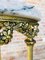 19th Century Spanish Bronze and Brass Gilded Side Table with White Marbles Top, Image 8