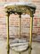 19th Century Spanish Bronze and Brass Gilded Side Table with White Marbles Top 5