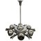 Italian Pop Art Space Age Chrome Ceiling Lamp with Six Balls, 1960s 1
