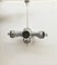 Italian Pop Art Space Age Chrome Ceiling Lamp with Six Balls, 1960s 5