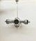 Italian Pop Art Space Age Chrome Ceiling Lamp with Six Balls, 1960s, Image 5